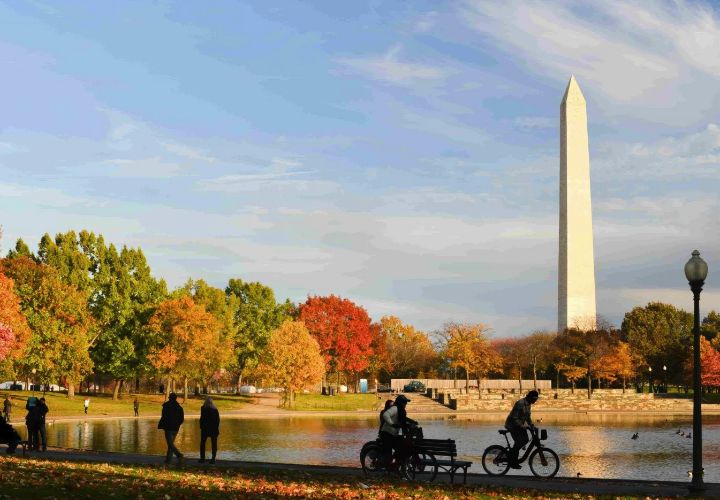 A scenic spot in Washington, D.C., home of the Catholic University of America.